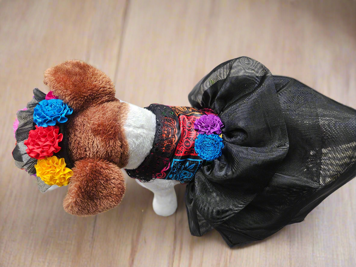 Catrina de Gala para mascotas// Catrina Gala pet dress