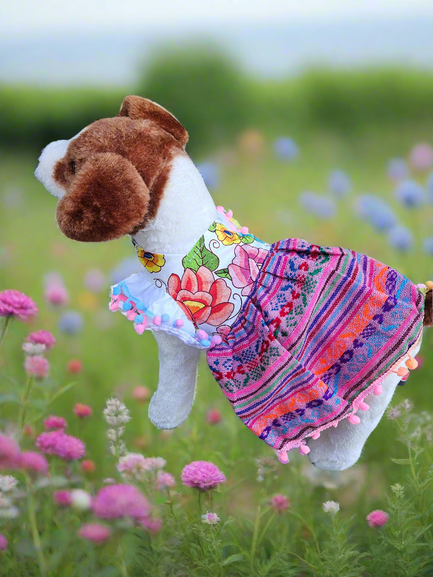 Light pink campesino limited edition pet dress