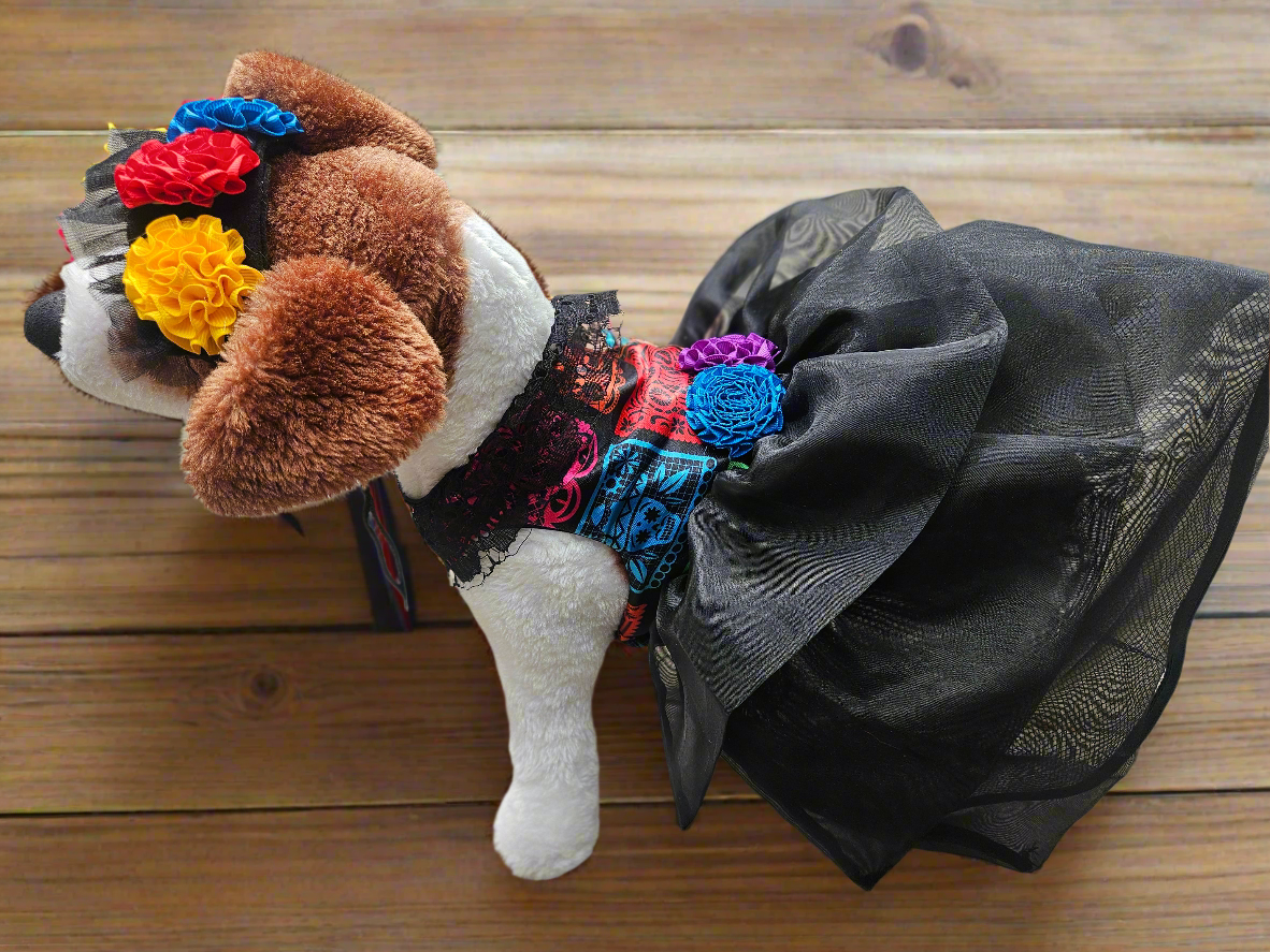 Catrina de Gala para mascotas// Catrina Gala pet dress