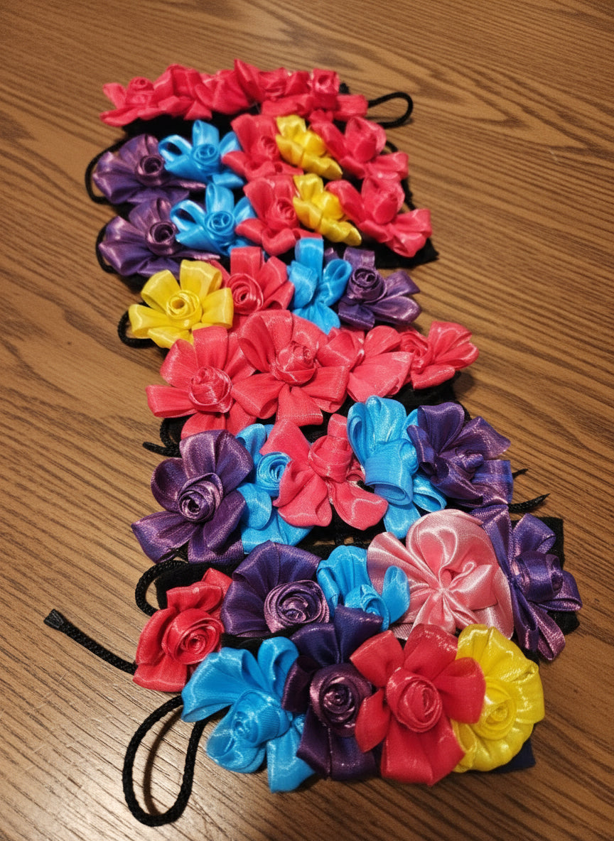 Flower headpiece for pets one size fits most