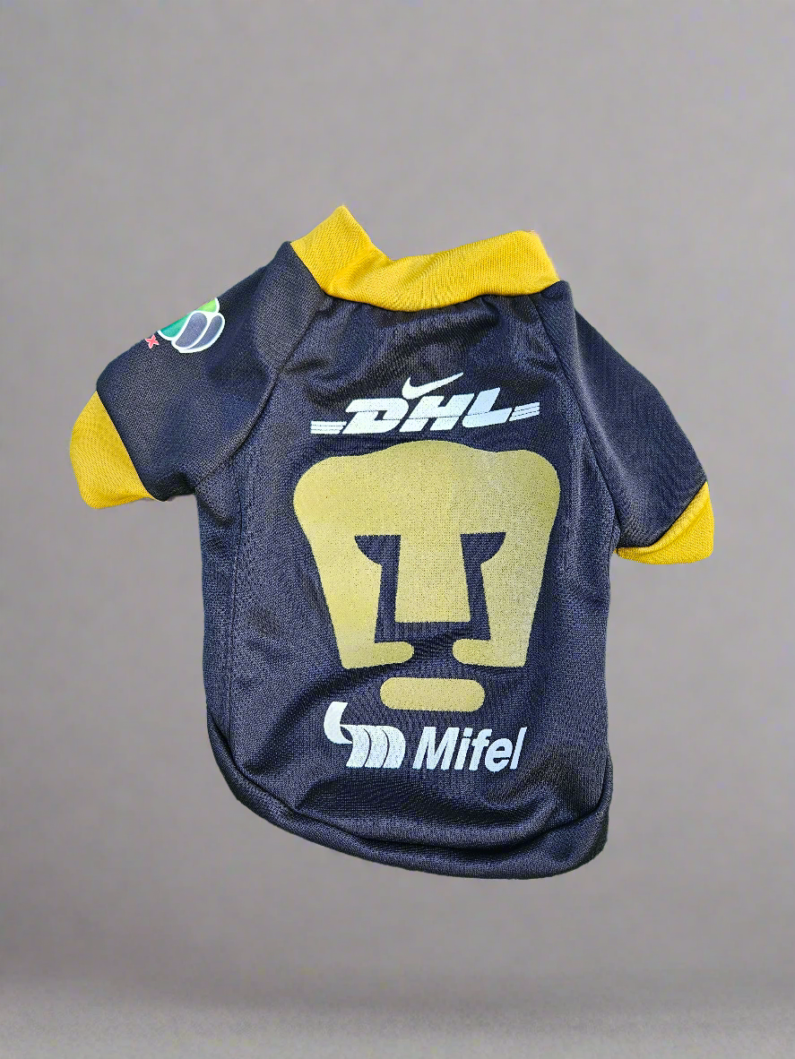 Small breed pet soccer shirt  / Camisa de futbol Pumas para raza pequeña