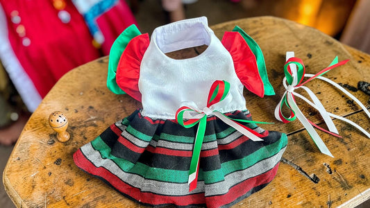 Vestido Tricolor