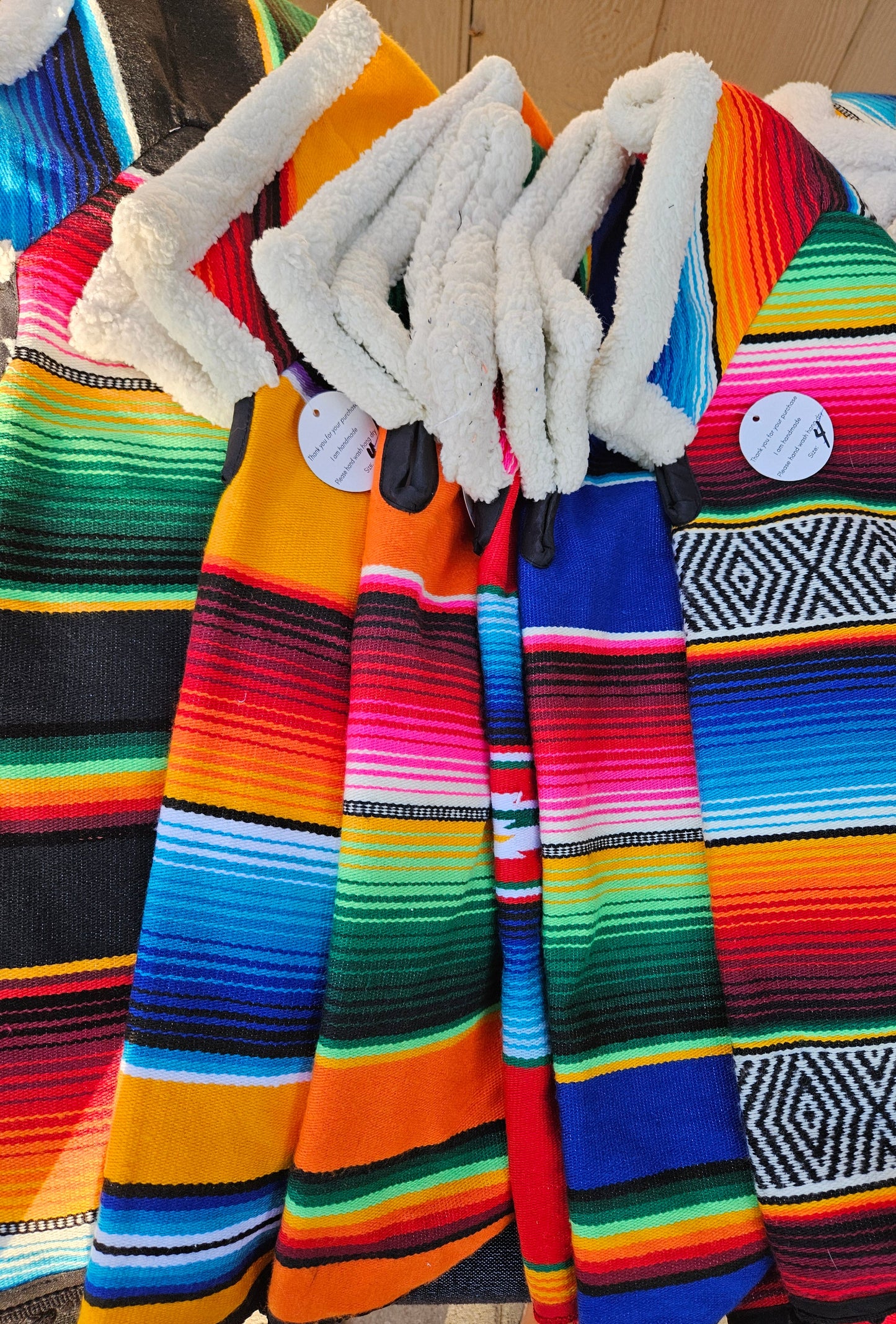 Zarape Saltillo with sherpa