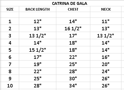 Catrina de Gala para mascotas// Catrina Gala pet dress